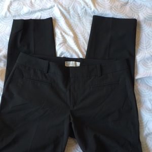 Gap slim cropped black trousers